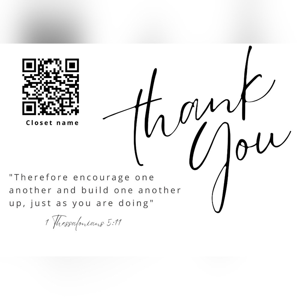 30 Inspirational Thank You stickers